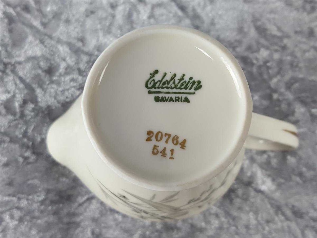 [45816720] Milchkännchen Edelstein Bavaria Gräser 20764 Elfenbein Beige gebraucht - sehr gut Bild 5