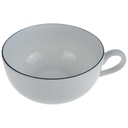 [458167200] Teetasse 0,2 L Karolina Schwarzer Rand gebraucht - gut Bild 2