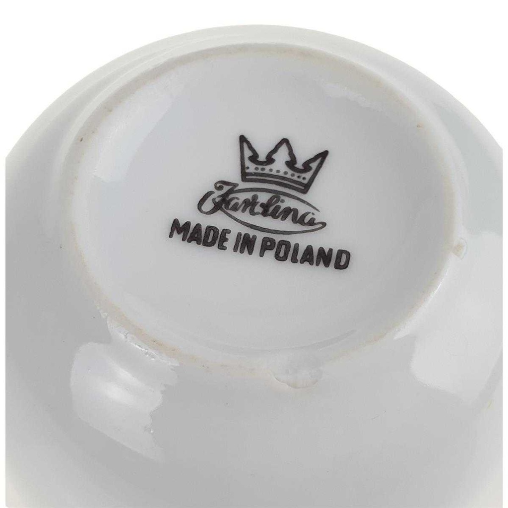 [458167200] Teetasse 0,2 L Karolina Schwarzer Rand gebraucht - gut Bild 3