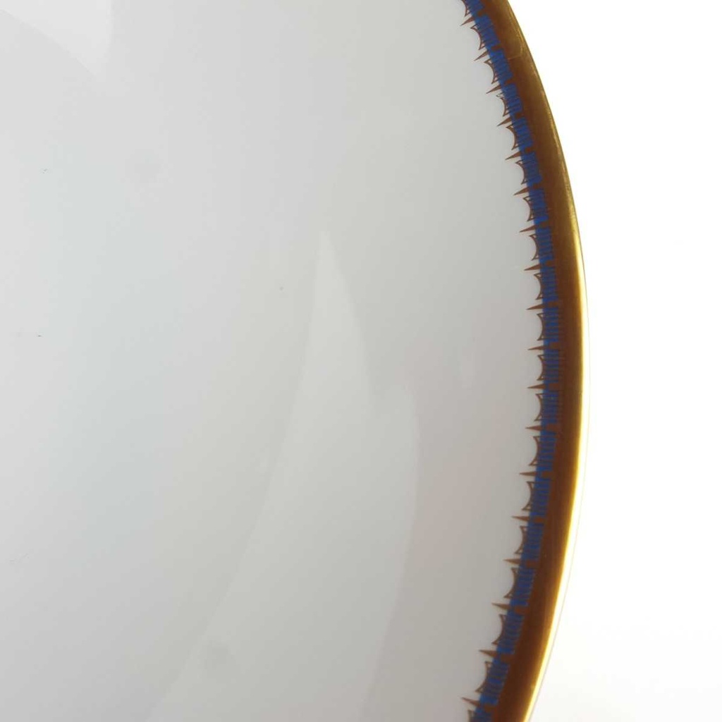 [458167201] Schüssel Goldrand 26,7 cm PMR Jaeger & Co Bavaria Blau Gold gebraucht - gut Bild 4