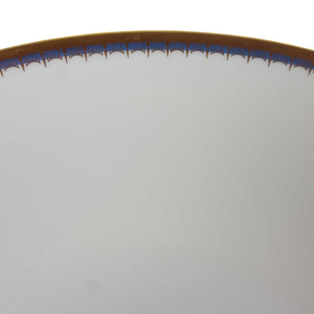 [458167201] Schüssel Goldrand 26,7 cm PMR Jaeger & Co Bavaria Blau Gold gebraucht - gut Bild 5