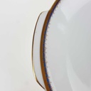 [458167204] Tortenplatte Tortenständer Goldrand 28,1x26,3 cm PMR Jaeger & Co Bavaria Blau Gold gebraucht - gut Bild 4