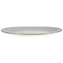 [458167208] Servierplatte Fleischplatte Goldrand 34,1x24,3 cm PMR Jaeger & Co Bavaria Blau Gold gebraucht - gut Bild 2