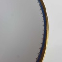 [458167208] Servierplatte Fleischplatte Goldrand 34,1x24,3 cm PMR Jaeger & Co Bavaria Blau Gold gebraucht - gut Bild 4