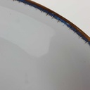 [458167209] Servierplatte Fleischplatte Goldrand 37,1x26,5 cm PMR Jaeger & Co Bavaria Blau Gold Dekor gebraucht - gut Bild 3