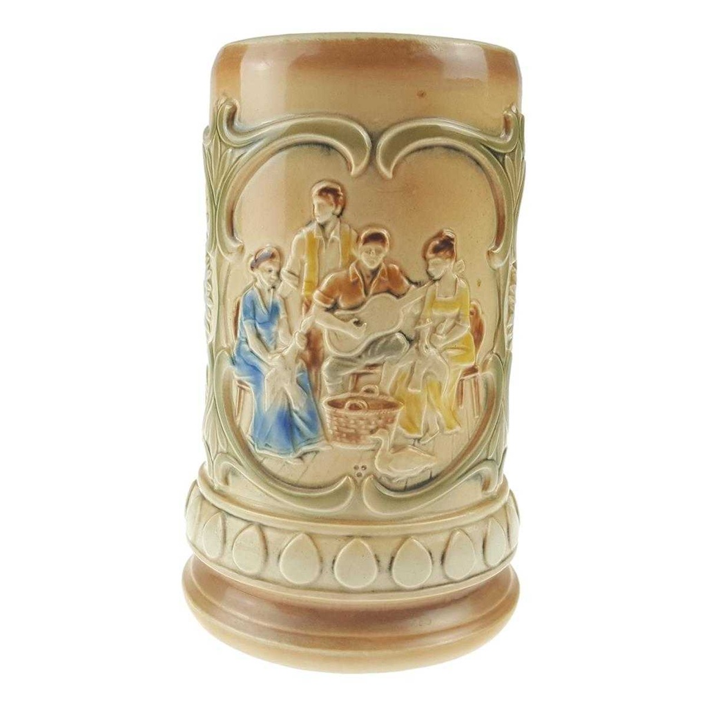 [2119263] Bierkrug Bierseidel 0,8 L Sitzendorf Blumen gebraucht - sehr gut Bild 3