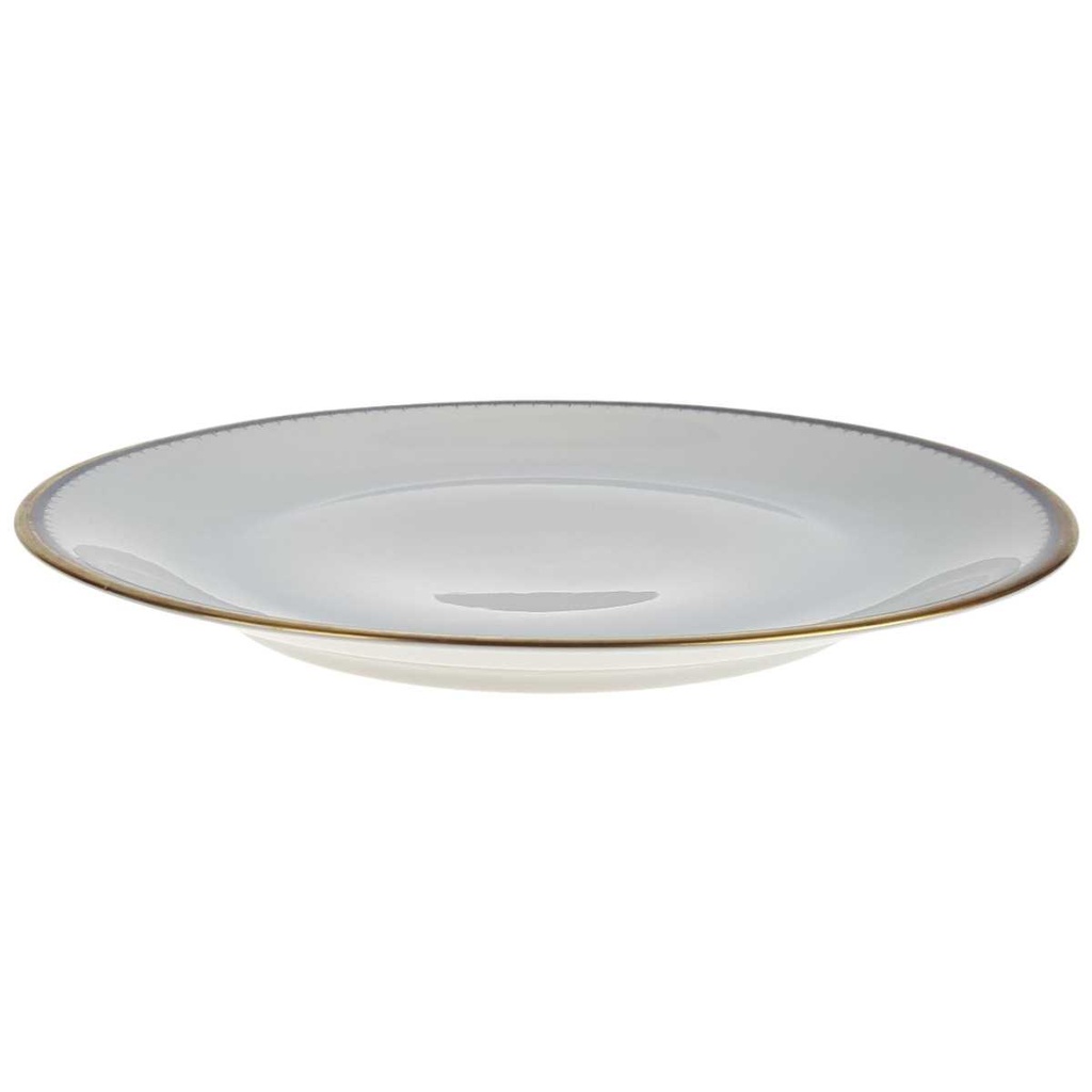 [458167221] Speiseteller Essteller Goldrand 24,5 cm PMR Jaeger & Co Bavaria Blau Gold Dekor gebraucht - gut Bild 2