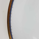 [458167221] Speiseteller Essteller Goldrand 24,5 cm PMR Jaeger & Co Bavaria Blau Gold Dekor gebraucht - gut Bild 4