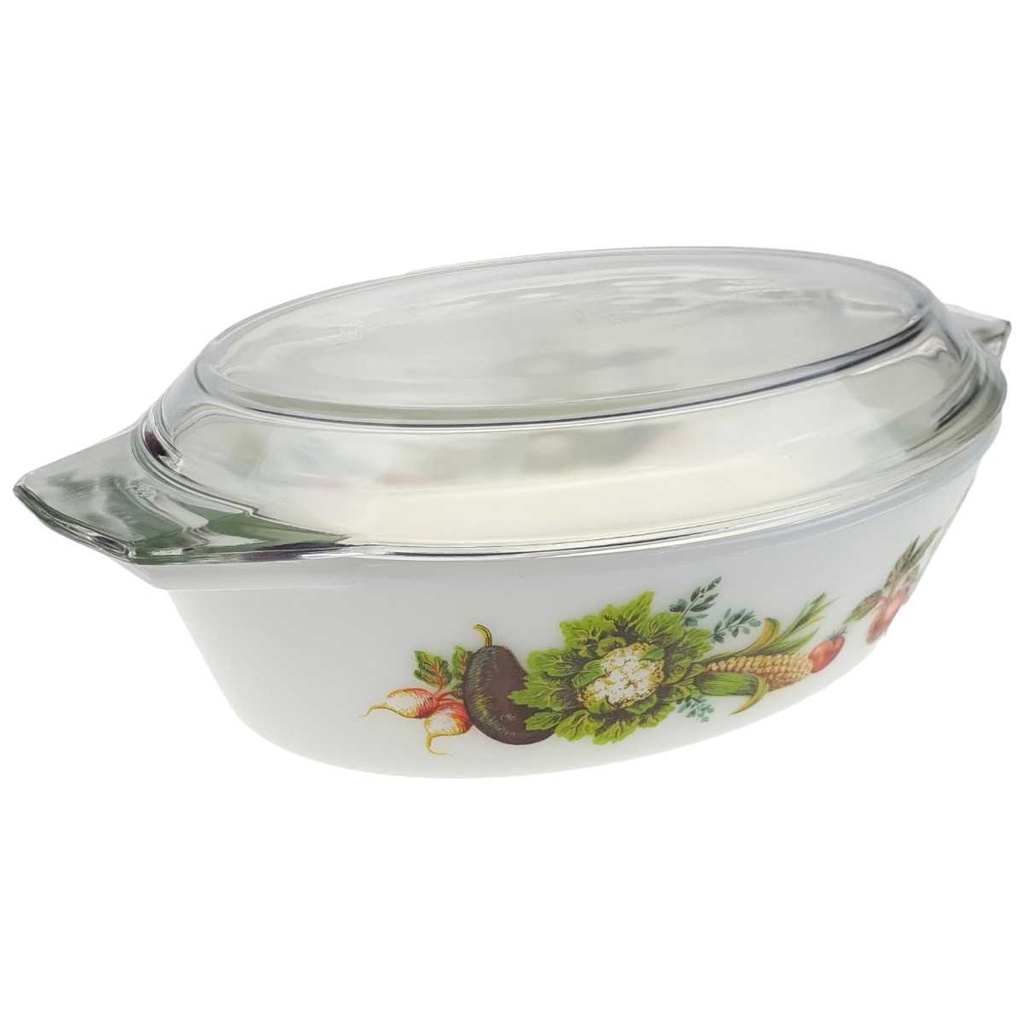 [2119267] Auflaufform mit Deckel JAJ Pyrex Tuscany Market Garden gebraucht - gut Bild 2