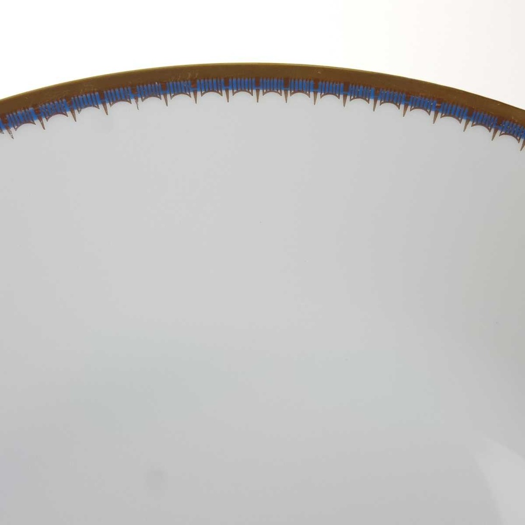 [458167234] Suppenteller Goldrand 22,8 cm PMR Jaeger & Co Bavaria Blau Gold Dekor gebraucht - gut Bild 3