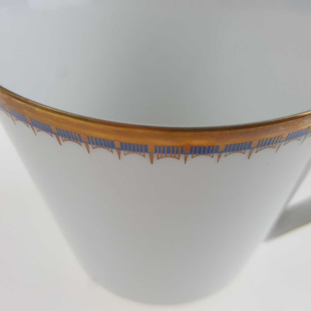 [458167235] Kaffeetasse Goldrand 0,175 L PMR Jaeger & Co Bavaria Blau Gold Dekor gebraucht - gut Bild 5