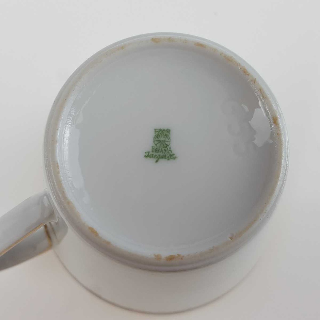 [458167235] Kaffeetasse Goldrand 0,175 L PMR Jaeger & Co Bavaria Blau Gold Dekor gebraucht - gut Bild 6