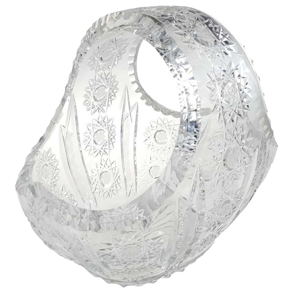 [458167237] Schale Henkelkorb Bleikristall Kristallglas Stern Transparent Bild 2