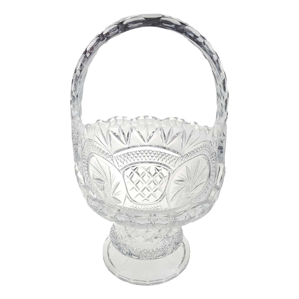 [458167238] Schale Henkelkorb Glas Transparent Bild 4