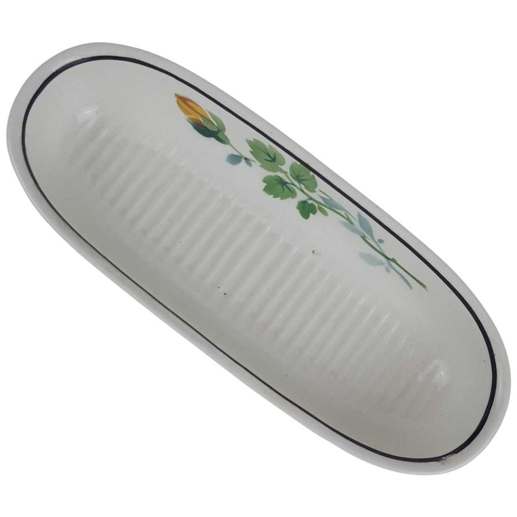[458167242] Kammschale Seifenschale Villeroy & Boch Wallerfangen Blumendekor Blumen gebraucht - gut Bild 2