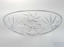 [458167254] Schale Oval Kristallglas Kristall Schleuderstern Transparent Bild 4