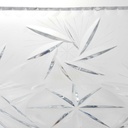 [458167254] Schale Oval Kristallglas Kristall Schleuderstern Transparent Bild 5