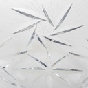 [458167254] Schale Oval Kristallglas Kristall Schleuderstern Transparent Bild 7