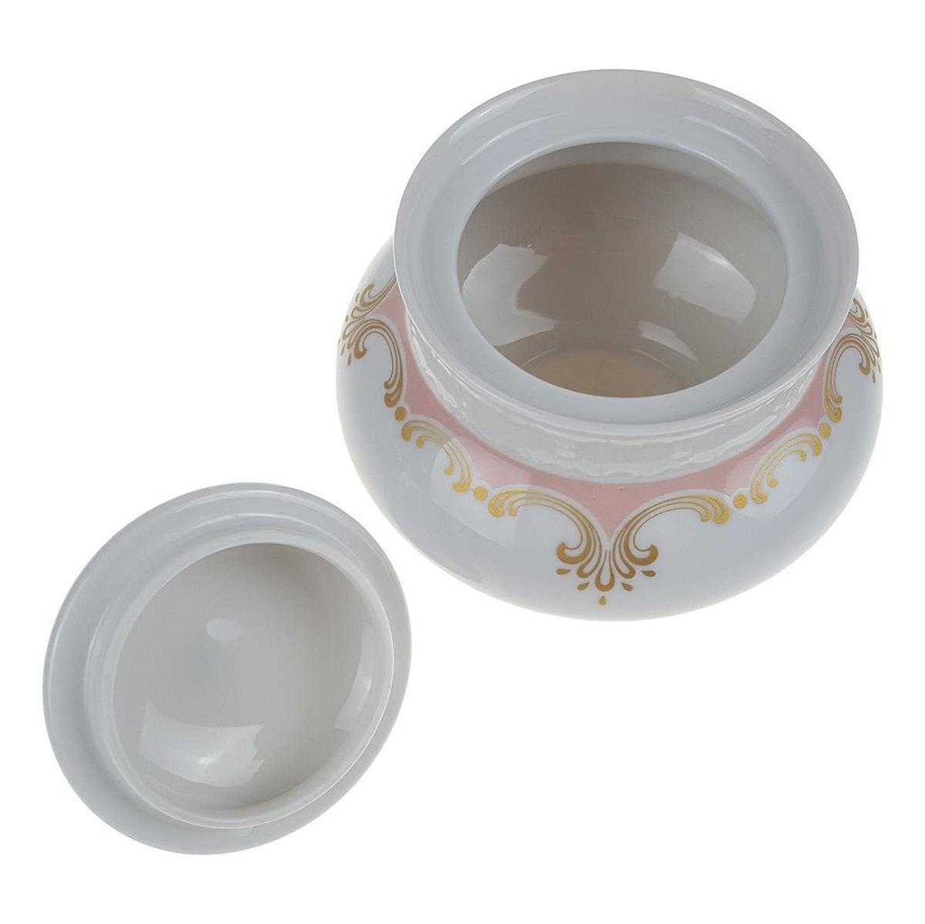 [458167269] Zuckerdose K & A Krautheim Rialto Rosa Gold gebraucht - sehr gut Bild 3