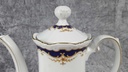 [45816727] Kaffeekanne Kanne 1,25 L Mitterteich Form 2000 Kobalt mit Goldbordüre gebraucht - sehr gut Bild 3