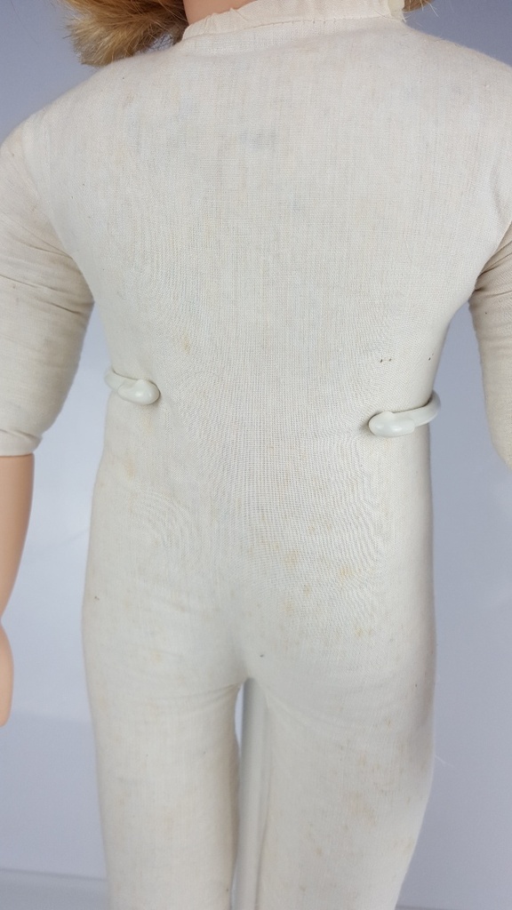 [458167272] Puppe Künstlerpuppe Porzellan 59 cm mit Metallständer Deko Bild 7