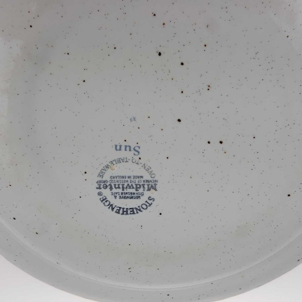 [458167276] Speiseteller Essteller 26,5 cm Midwinter Stonehenge Sun gebraucht - akzeptabel Bild 7