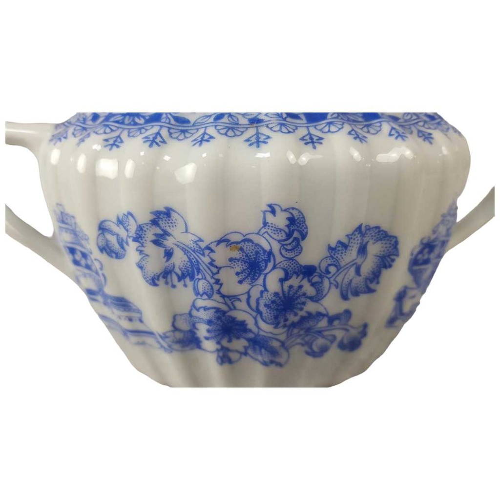 [45816729] Zuckerdose groß Unbekannte Hersteller China Blau gebraucht - gut Bild 2