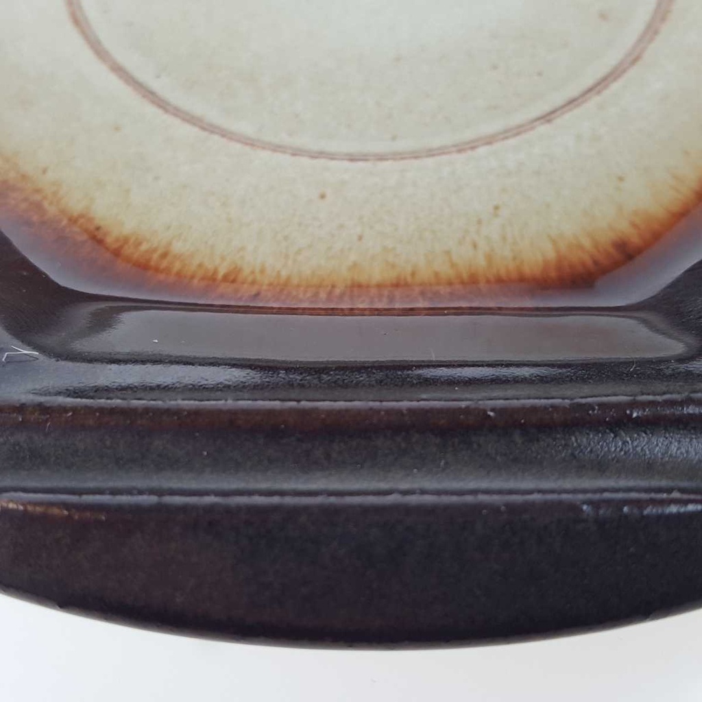 [458167290] Untertasse für Tee/Kaffee 14,5 cm Gerz Gerzit Dekor graubraun braun gebraucht - gut Bild 5