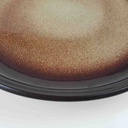 [458167291] Kuchenteller Dessertteller 20 cm Gerz Gerzit Dekor graubraun braun gebraucht - gut Bild 4