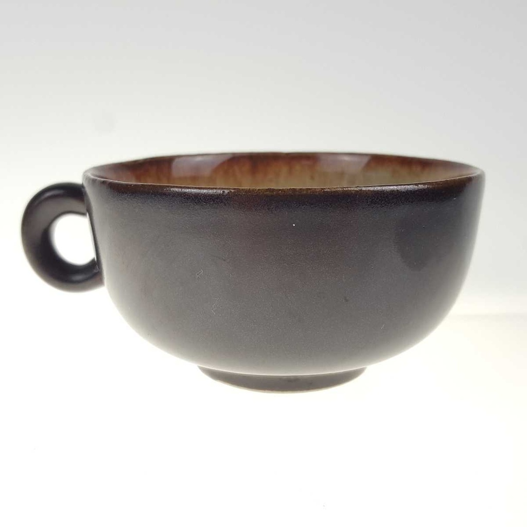 [458167292] Teetasse 0,1 L Rund Keramik braun Bild 3