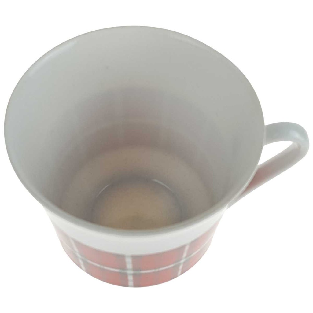 [458167309] Kaffeetasse Winterling Röslau Schottenkaro rot grün gebraucht - akzeptabel Bild 2