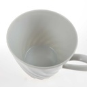 [458167310] Kaffeetasse klein 0,15 L Marienbad Ingres Weiss Wellenmuster gebraucht - sehr gut Bild 4