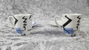 [2119274] 2er Set Untertasse Mokkatasse Tasse Espressotasse mit 11,9 cm Flirt Graffiti Blue gebraucht - sehr gut Bild 4