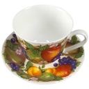 [45816740] Jumbotasse mit Untertasse Roy Kirkham Orchard Bone China England gebraucht - sehr gut Bild 2