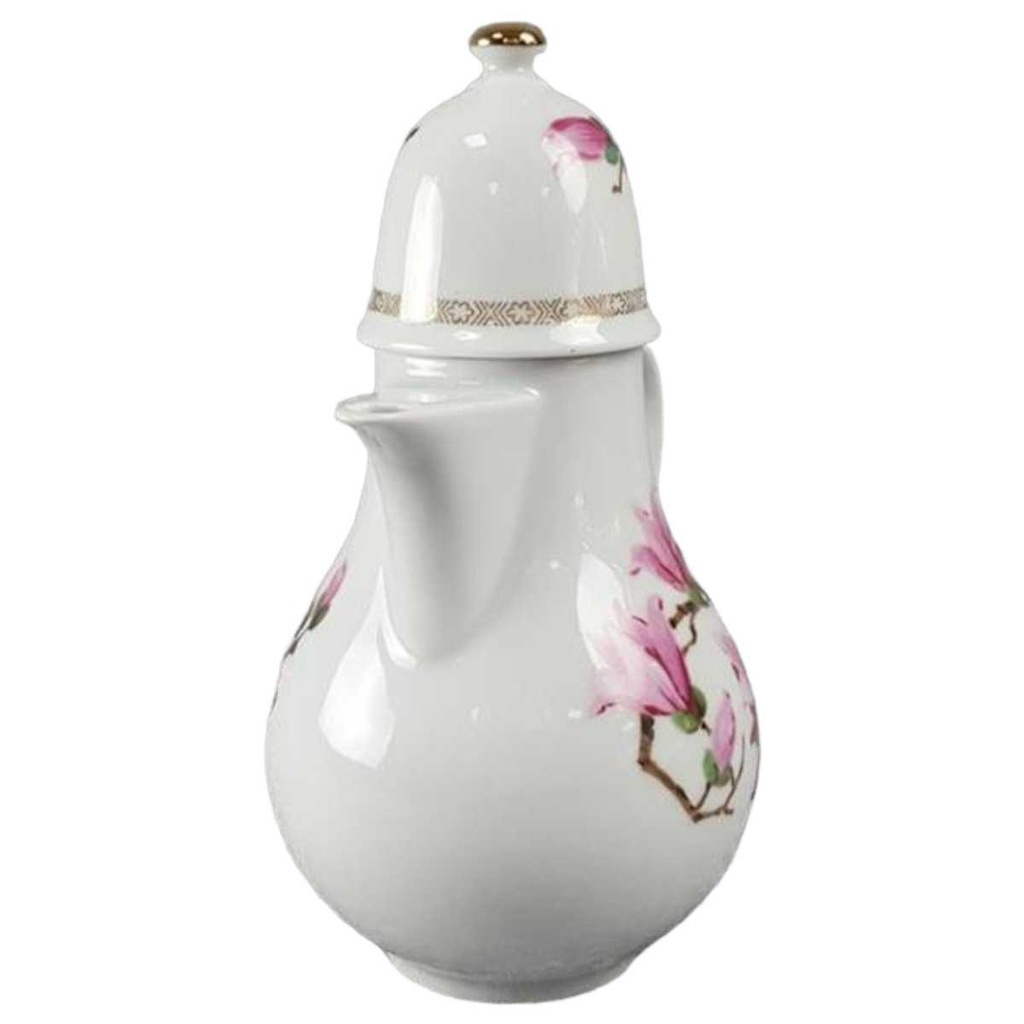 [45816752] Kaffeekanne Mokkakanne 0,6 L Graf von Henneberg Blumen gebraucht - sehr gut Bild 2
