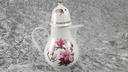 [45816752] Kaffeekanne Mokkakanne 0,6 L Graf von Henneberg Blumen gebraucht - sehr gut Bild 3