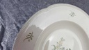 [2119276] 6er Set Suppenteller 24 cm VEB Dresden Blumendekor grün gelb Blumen gebraucht - sehr gut Bild 8