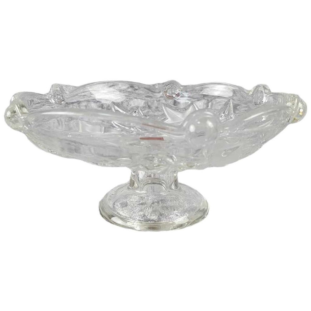 [45816754] Schale auf Fuß Konfektschale 18,7 cm Walther Glas Transparent gebraucht - sehr gut Bild 2