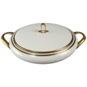 [45816755] Ragoutterrine Servierschüssel 1,5 L Eschenbach Alte Formen Goldbordüre W 4842 gebraucht - gut Bild 2