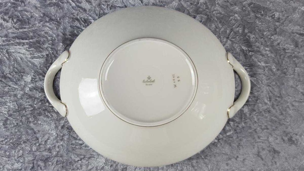 [45816755] Ragoutterrine Servierschüssel 1,5 L Eschenbach Alte Formen Goldbordüre W 4842 gebraucht - gut Bild 6