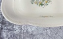 [45816757] Servierschüssel mit Deckel VEB Dresden Blumendekor grün gelb Blumen gebraucht - gut Bild 3