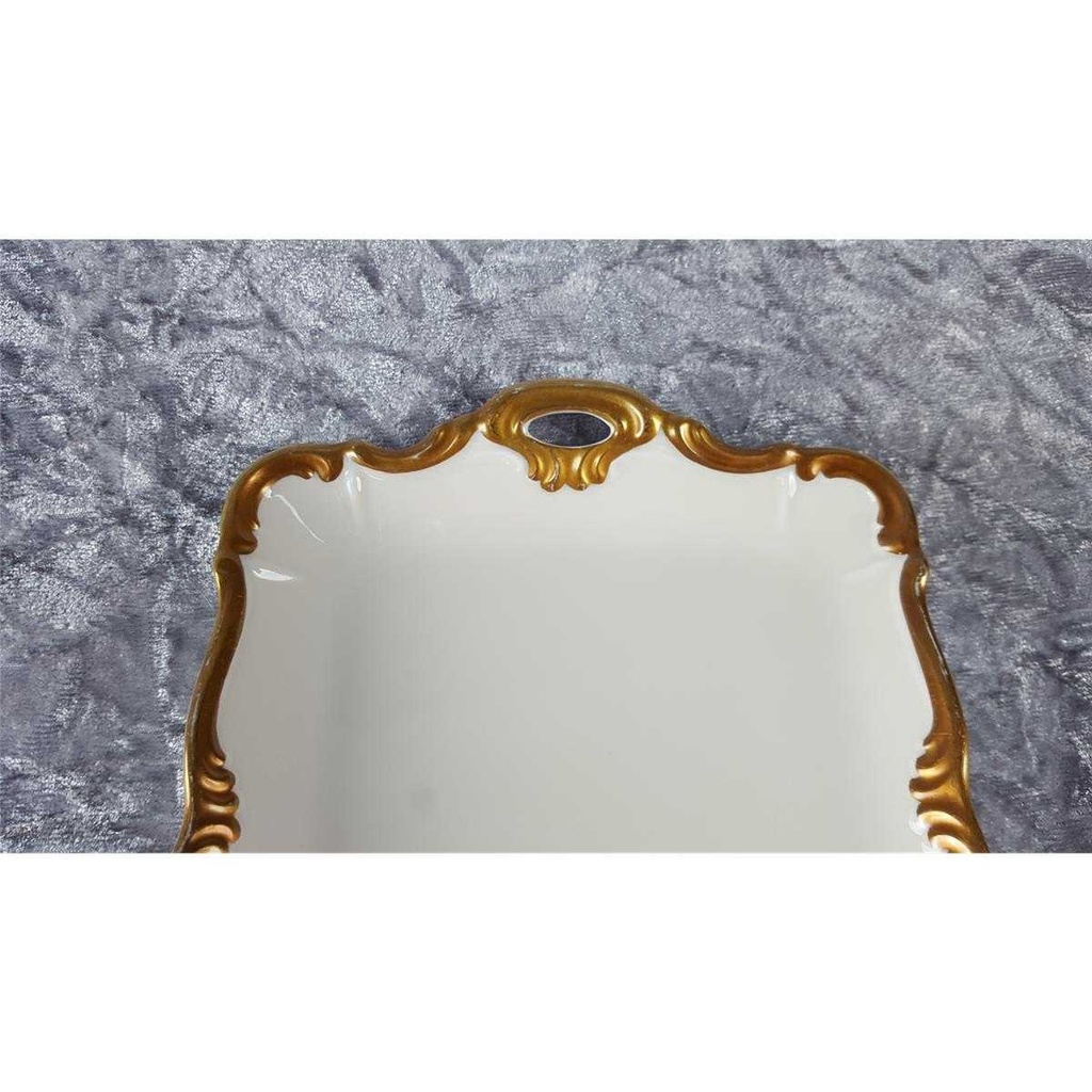[45816759] Königskuchenplatte Goldrand Edelstein Bavaria Maria Theresia 5965 gebraucht - gut Bild 6