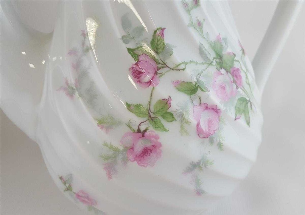 [4581676] Kaffeekanne Kanne 0,9 L Haviland Limoges Torse Rosendekor gebraucht - defekt Bild 2