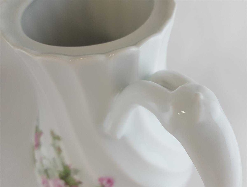[4581676] Kaffeekanne Kanne 0,9 L Haviland Limoges Torse Rosendekor gebraucht - defekt Bild 7