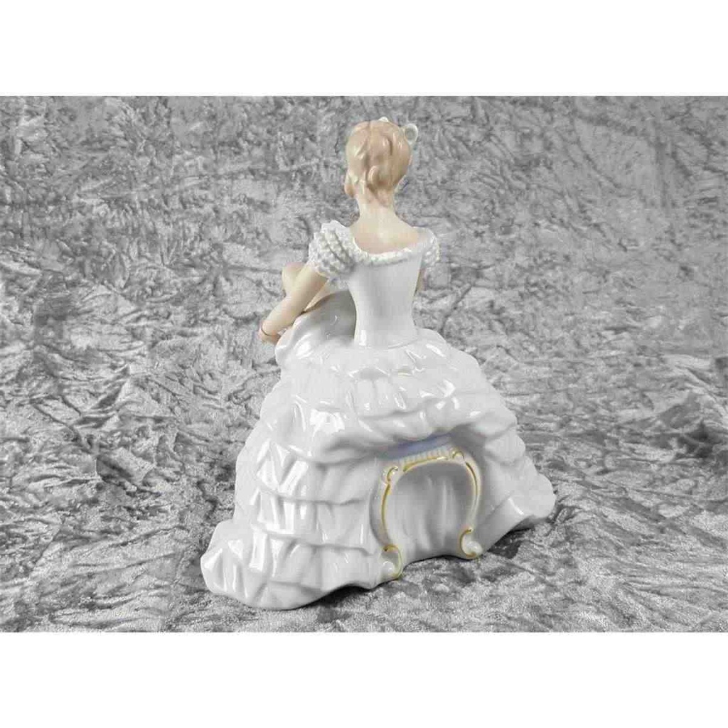 [45816768] Figur Wallendorf Wallendorfer Porzellan ehem. VEB Tänzerin Balerina 1764 No 1318/0 gebraucht - sehr gut Bild 4