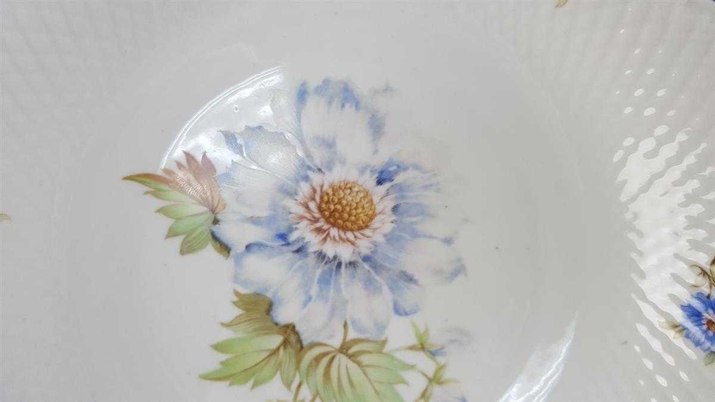 [45816773] Servierschüssel Obstschale 25 cm Schumann Arzberg Einzelteile Blumen gebraucht - gut Bild 5