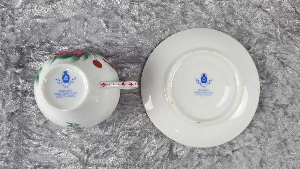 [45816776] Tasse Espressotasse August Warnecke AW Ostfriesland gebraucht - gut Bild 5
