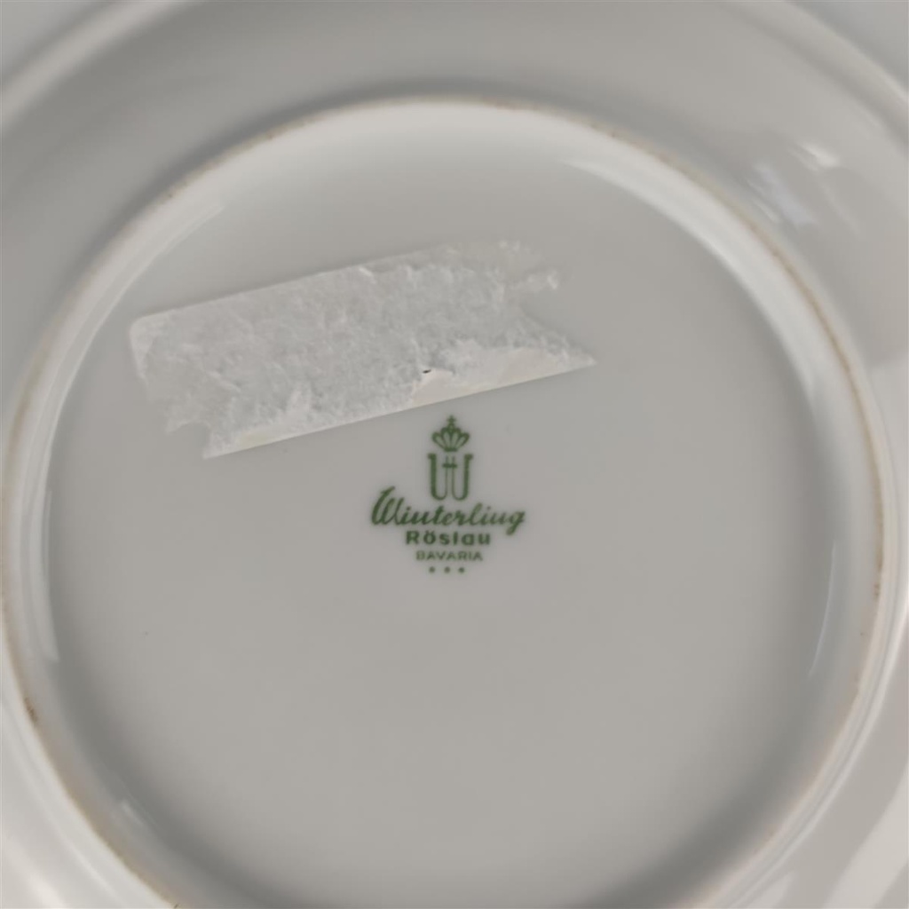 [45816783-U] Untertasse für Suppe 16 cm Winterling Röslau bunte Blumen gebraucht - gut Bild 4
