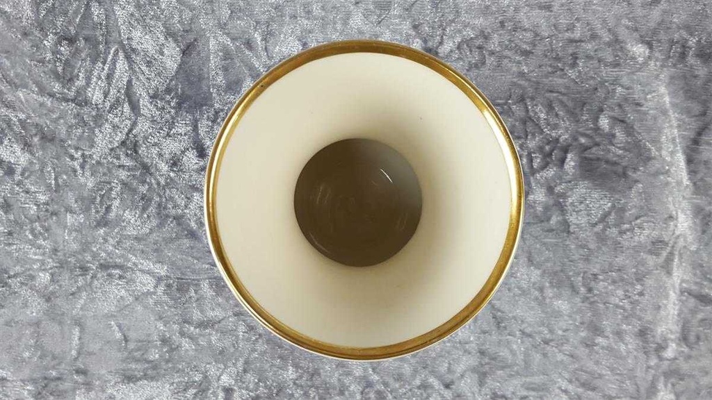[45816787] Vase Blumenvase 12,5 cm Edelstein Bavaria gebraucht - gut Bild 3