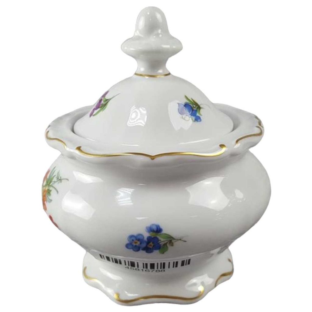 [45816788] Deckeldose Bonboniere Zuckerdose Weimar Porzellan gebraucht - sehr gut Bild 2